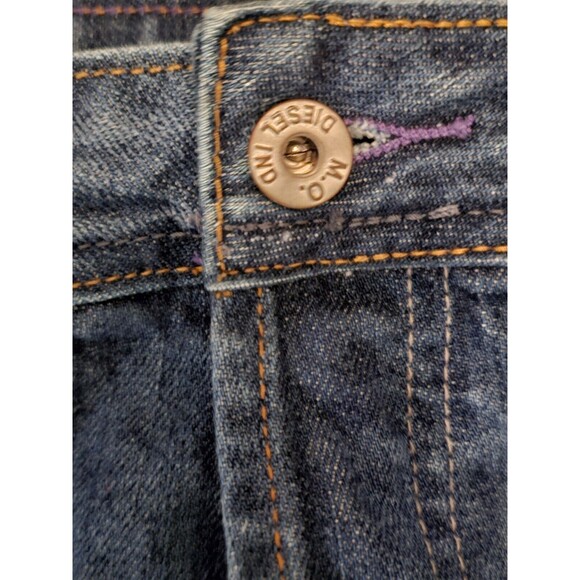 Vintage Y2K DIESEL ZAF 796 Flared Bootcut Jeans 36x30 Made in Italy Button Fly - Picture 3 of 14